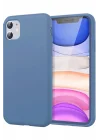 Mey İthalat®   iPhone 11 Kılıf First Silikon - Mavi