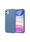 Mey İthalat®   iPhone 11 Kılıf First Silikon - Mavi