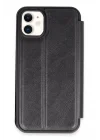Mey İthalat®   iPhone 11 Kılıf Flip Cover - Siyah