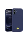 Mey İthalat®  iPhone 11 Kılıf Kelvin Kartvizitli Silikon - Lacivert