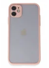 Mey İthalat®   iPhone 11 Kılıf Montreal Silikon Kapak - Pembe