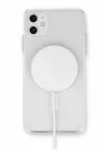 Mey İthalat®   iPhone 11 Kılıf Pc Real Magsafe Kapak - Şeffaf