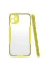 Mey İthalat®   iPhone 11 Kılıf Platin Silikon - Sarı
