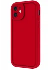 Mey İthalat®   iPhone 11 Kılıf Viera Silikon - Kırmızı