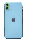 Mey İthalat®  iPhone 11 Neon Fosforlu Kamera Lens - Yeşil