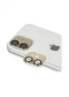 Mey İthalat®  iPhone 11 Pers Alüminyum Kamera Lens - Gold