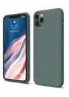 Mey İthalat®  iPhone 11 Pro Kılıf First Silikon - Koyu Yeşil