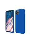 Mey İthalat®  iPhone 11 Pro Kılıf First Silikon - Mavi