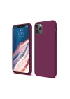 Mey İthalat®  iPhone 11 Pro Kılıf First Silikon - Mürdüm