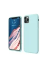 Mey İthalat®  iPhone 11 Pro Kılıf First Silikon - Turkuaz