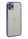 Mey İthalat®   iPhone 11 Pro Kılıf  Lensli Silikon - Mor