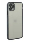 Mey İthalat®   iPhone 11 Pro Kılıf  Lensli Silikon - Siyah