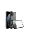 Mey İthalat®  iPhone 11 Pro Kılıf Miami Şeffaf Silikon - Siyah