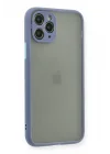Mey İthalat®   iPhone 11 Pro Kılıf Montreal Silikon Kapak - Gri