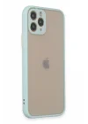 Mey İthalat®   iPhone 11 Pro Kılıf Montreal Silikon Kapak - Turkuaz