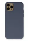Mey İthalat®  iPhone 11 Pro Kılıf Nano içi Kadife Silikon - Gri
