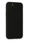 Mey İthalat®  iPhone 11 Pro Kılıf Nano içi Kadife Silikon - Siyah