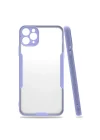 Mey İthalat®   iPhone 11 Pro Kılıf Platin Silikon - Lila
