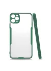 Mey İthalat®   iPhone 11 Pro Kılıf Platin Silikon - Yeşil
