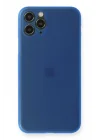 Mey İthalat®  iPhone 11 Pro Kılıf PP Ultra İnce Kapak - Mavi