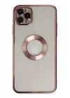 Mey İthalat®   iPhone 11 Pro Kılıf Slot Silikon - Rose Gold
