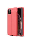 Mey İthalat®   iPhone 11 Pro Max Kılıf Auto Focus Kapak - Kırmızı