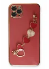 Mey İthalat®  iPhone 11 Pro Max Kılıf Esila Silikon - Kırmızı