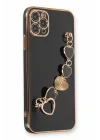 Mey İthalat®   iPhone 11 Pro Max Kılıf Esila Silikon - Siyah