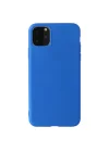 Mey İthalat®  iPhone 11 Pro Max Kılıf First Silikon - Mavi