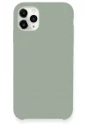 Mey İthalat®   iPhone 11 Pro Max Kılıf Lansman Legant Silikon - Açık Gri