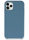 Mey İthalat®   iPhone 11 Pro Max Kılıf Lansman Legant Silikon - Açık Mavi