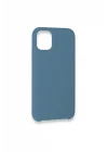 Mey İthalat®   iPhone 11 Pro Max Kılıf Lansman Legant Silikon - Açık Mavi