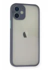 Mey İthalat®   iPhone 11 Pro Max Kılıf Montreal Silikon Kapak - Gri