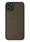 Mey İthalat®   iPhone 11 Pro Max Kılıf Montreal Silikon Kapak - Lacivert