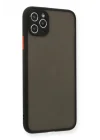 Mey İthalat®   iPhone 11 Pro Max Kılıf Montreal Silikon Kapak - Siyah