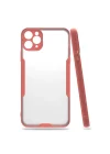 Mey İthalat®   iPhone 11 Pro Max Kılıf Platin Silikon - Pembe