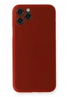 Mey İthalat®  iPhone 11 Pro Max Kılıf PP Ultra İnce Kapak - Kırmızı