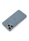 Mey İthalat®  iPhone 11 Pro Max Metal Kamera Lens Koruma Cam - Açık Yeşil