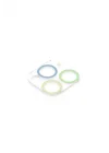 Mey İthalat®  iPhone 11 Pro Max Renkli Kamera Lens Koruma Cam - Yeşil-Sarı