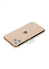 Mey İthalat®  iPhone 11 Pro Renkli Kamera Lens Koruma Cam - Mavi-Yeşil