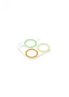 Mey İthalat®  iPhone 11 Pro Renkli Kamera Lens Koruma Cam - Pembe-Mavi