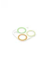 Mey İthalat®  iPhone 11 Pro Renkli Kamera Lens Koruma Cam - Sarı-Turuncu