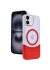 Mey İthalat®  iPhone 11 Velar Magsafe Kapak - Kırmızı