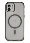 Mey İthalat®  iPhone 12 Hilton Magsafe Kapak - Titan Gri