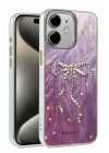 Mey İthalat®  iPhone 12 Kılıf Blade Aynalı Desenli Kapak - Desen 1