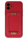 Mey İthalat®  iPhone 12 Kılıf Coco Elit Kapak - Kırmızı