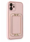 Mey İthalat®  iPhone 12 Kılıf Coco Elit Kapak - Pembe