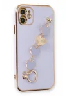 Mey İthalat®   iPhone 12 Kılıf Esila Silikon - Lila