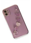 Mey İthalat®   iPhone 12 Kılıf Esila Silikon - Mor
