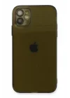 Mey İthalat®   iPhone 12 Kılıf Fly Lens Silikon - Siyah